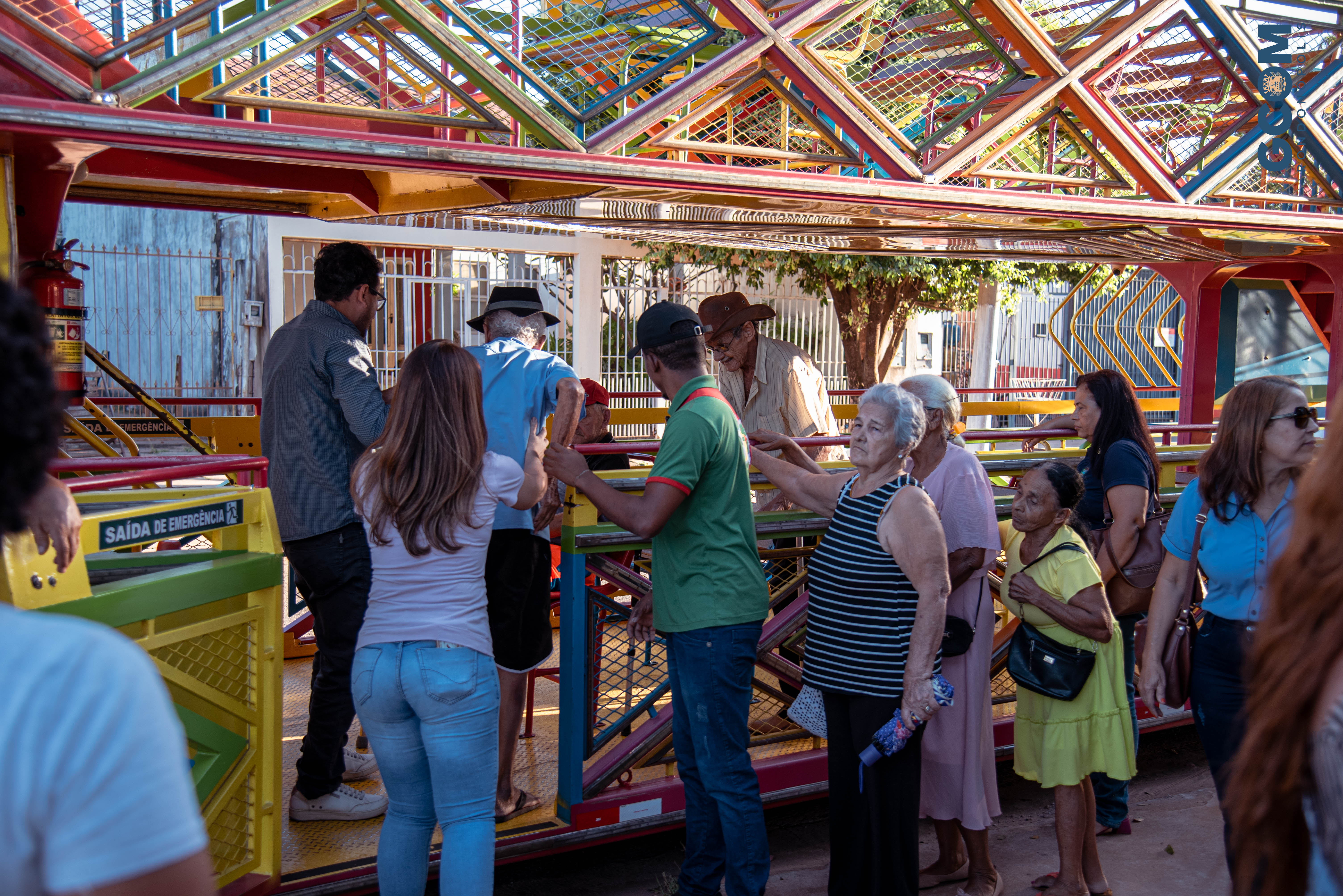 Parceira garante tarde de diversão para os idosos de Rondonópolis