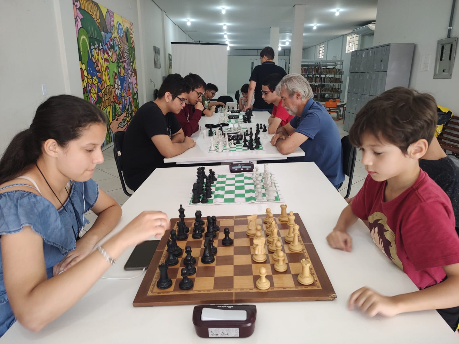 Biblioteca Vidal Ramos oferece aulas gratuitas de xadrez 