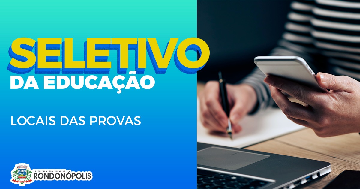 Atenção candidato! 📢📢  Confira a relação dos locais de prova do processo seletivo no Diário Oficial na edição nº 4.371, a partir da página 149, no link https://bit.ly/2WitYSb. As provas serão realiz