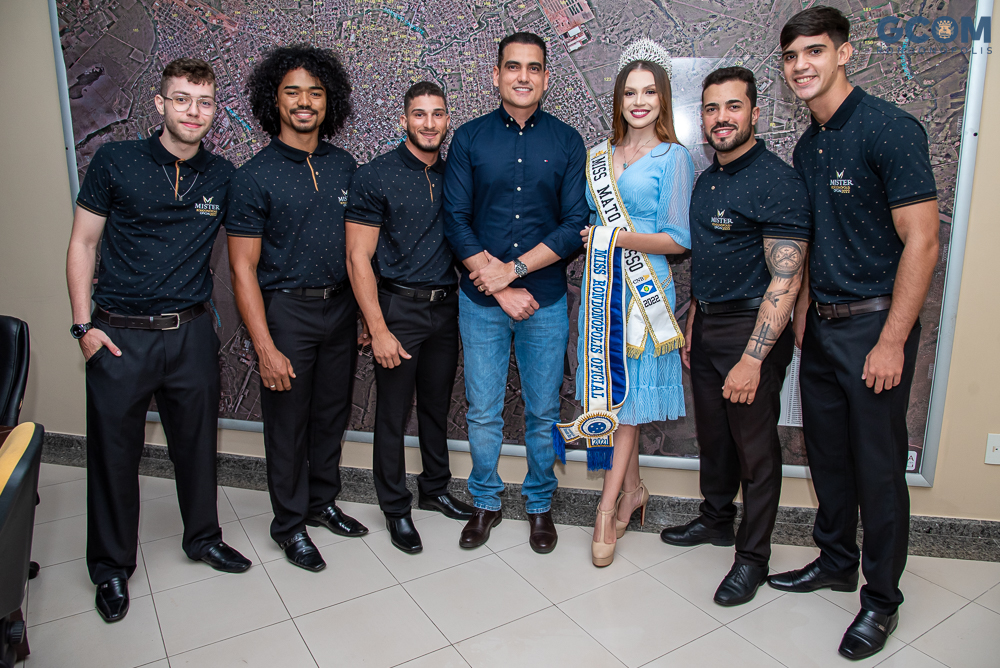 Prefeito recebe concorrentes aos títulos de Miss e Mister Rondonópolis 4