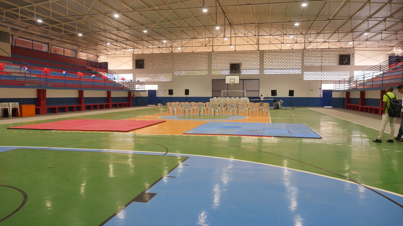 Demonstrações de judô e capoeira marcam reinauguração do Ginásio Marechal Rondon 6