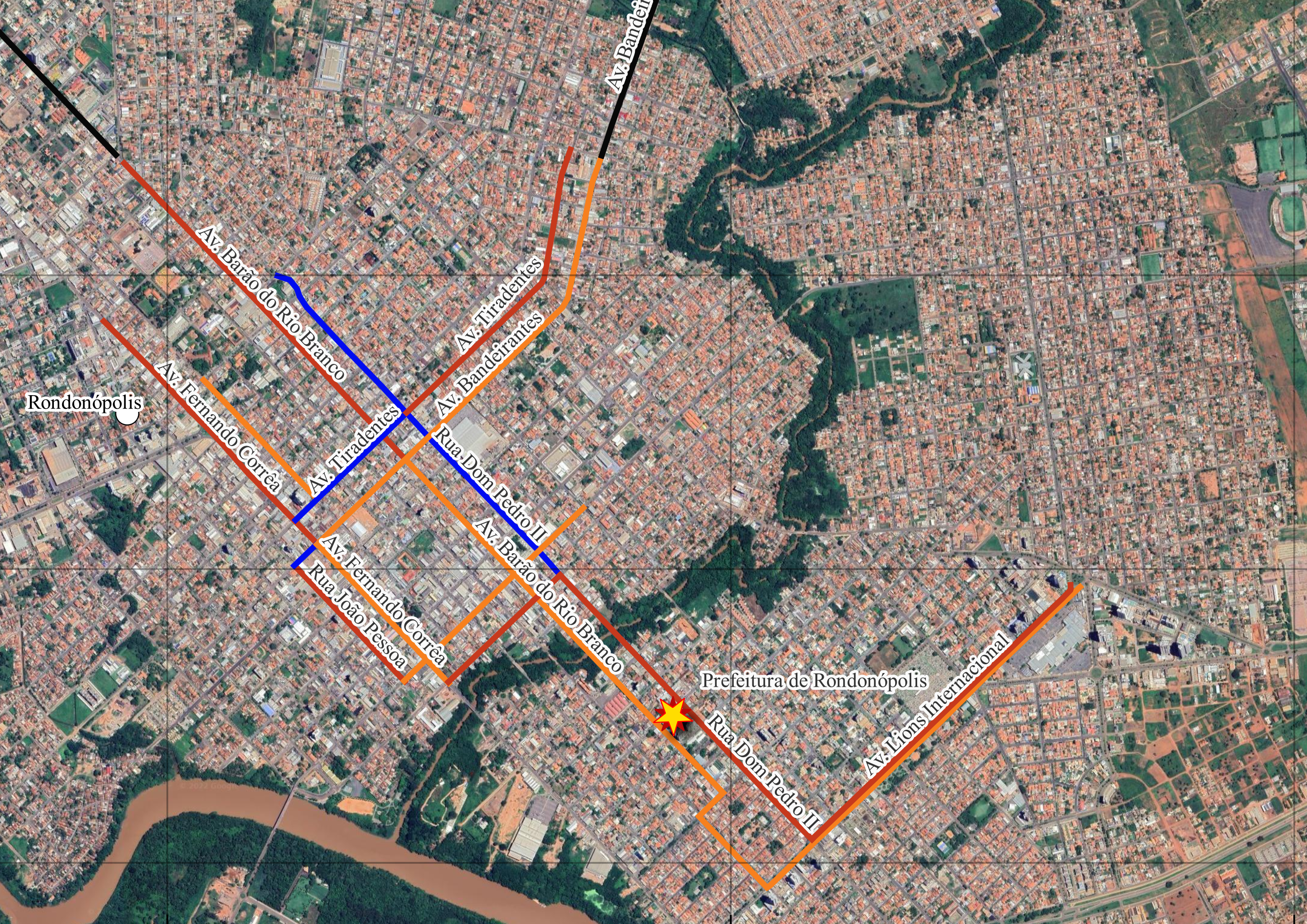 Dom Pedro II e Bandeirantes serão as primeiras vias a receberem os corredores de ônibus e ciclofaixas 5